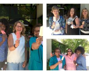 (Pictured to left, L-R: Abreonia Webster, Teri Lavette and Wanda Hendrix; pictured top right L-R: Brenda Baylot, Katie Brooks and Kelly McGurk; pictured bottom right L-R: Wanda Hendrix, Mickie Coggin and Abreonia Webster)